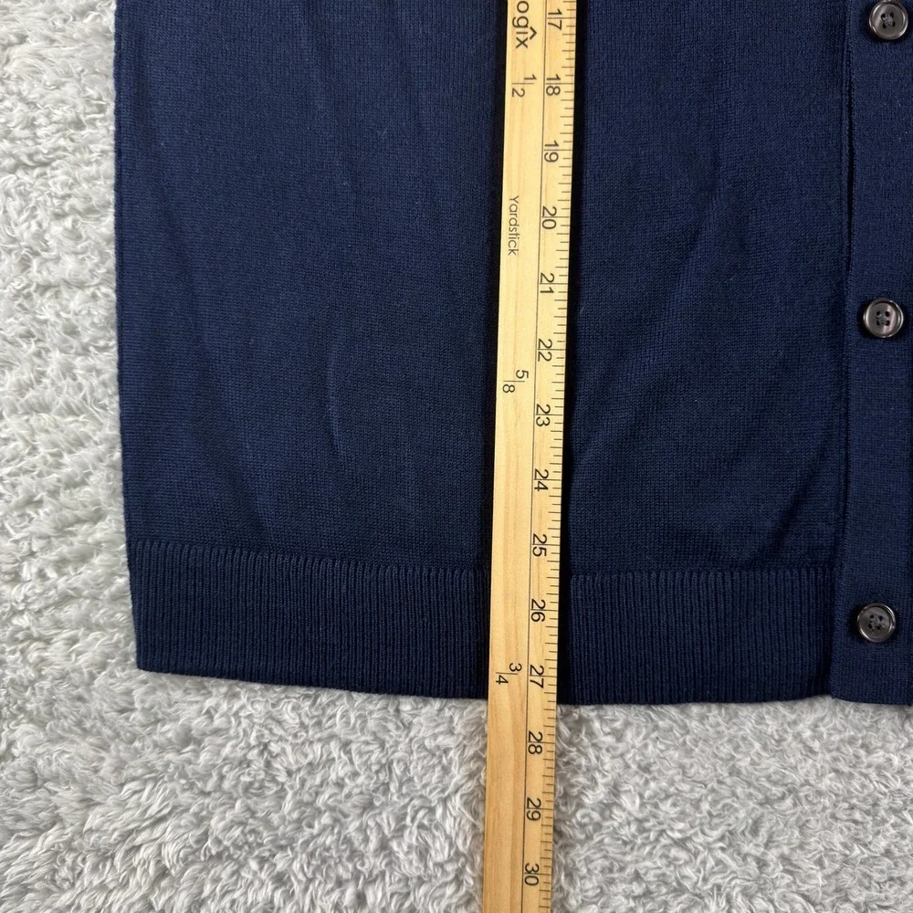 Banana Republic Mens Merino Wool Cardigan Sweater 2 Pack Navy Rust Size Large